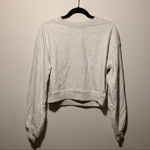 Glassons balloon sleeve cropped sweater